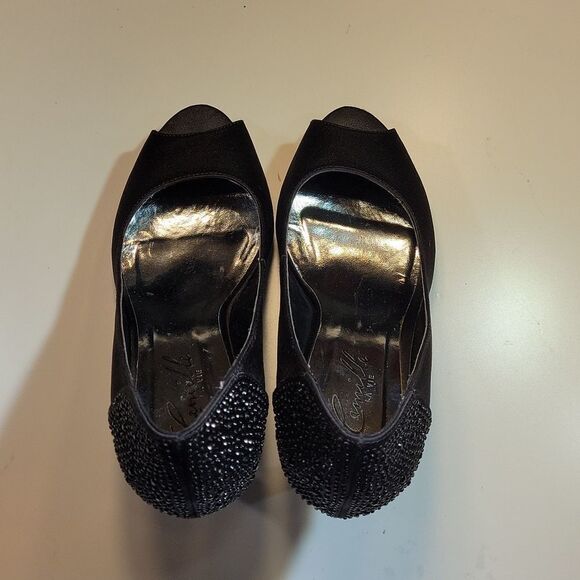CAMILLE LA VIE PEEP TOE HIGH HEEL STILETTOS PUMP SHOES - Picture 8 of 15